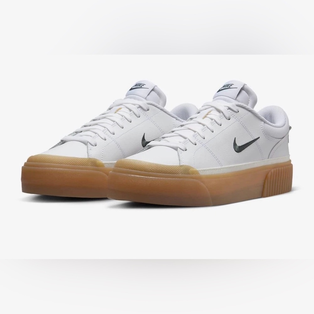 Nike Court Legacy Lift White Vintage Green Gum Women’s Sneakers